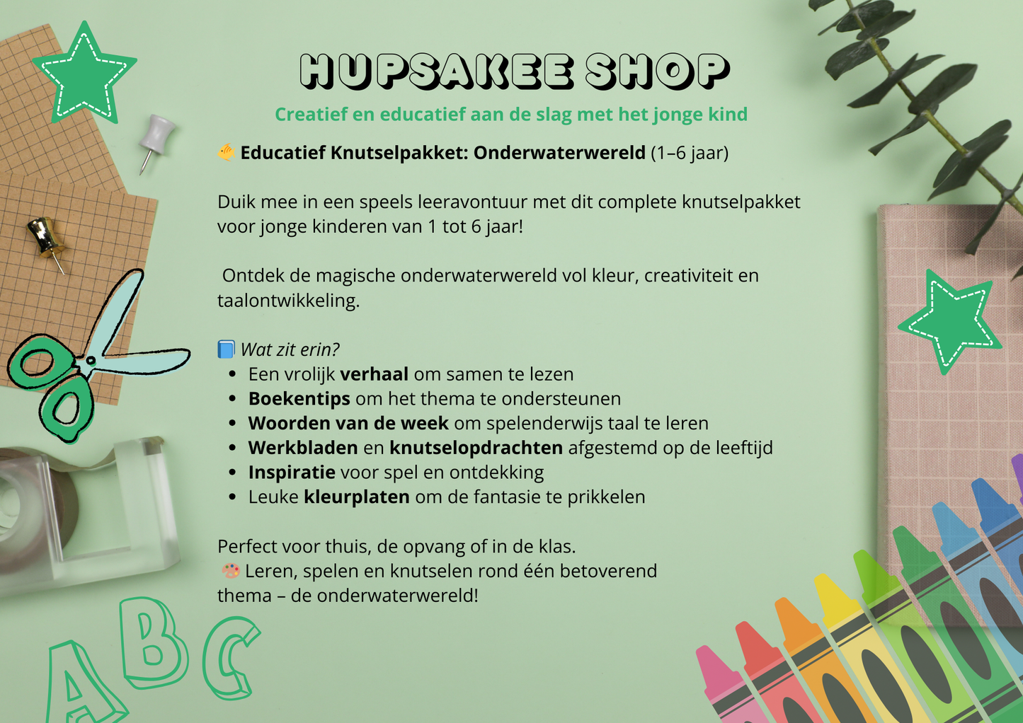 Thema: Onder water XXL.