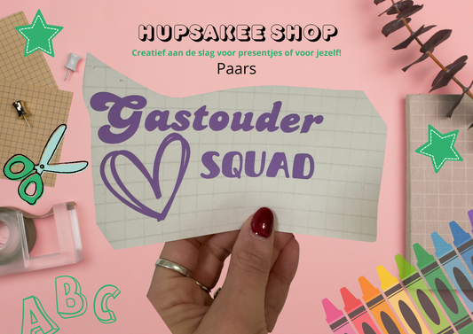 Sticker 'Gastouder SQUAD'