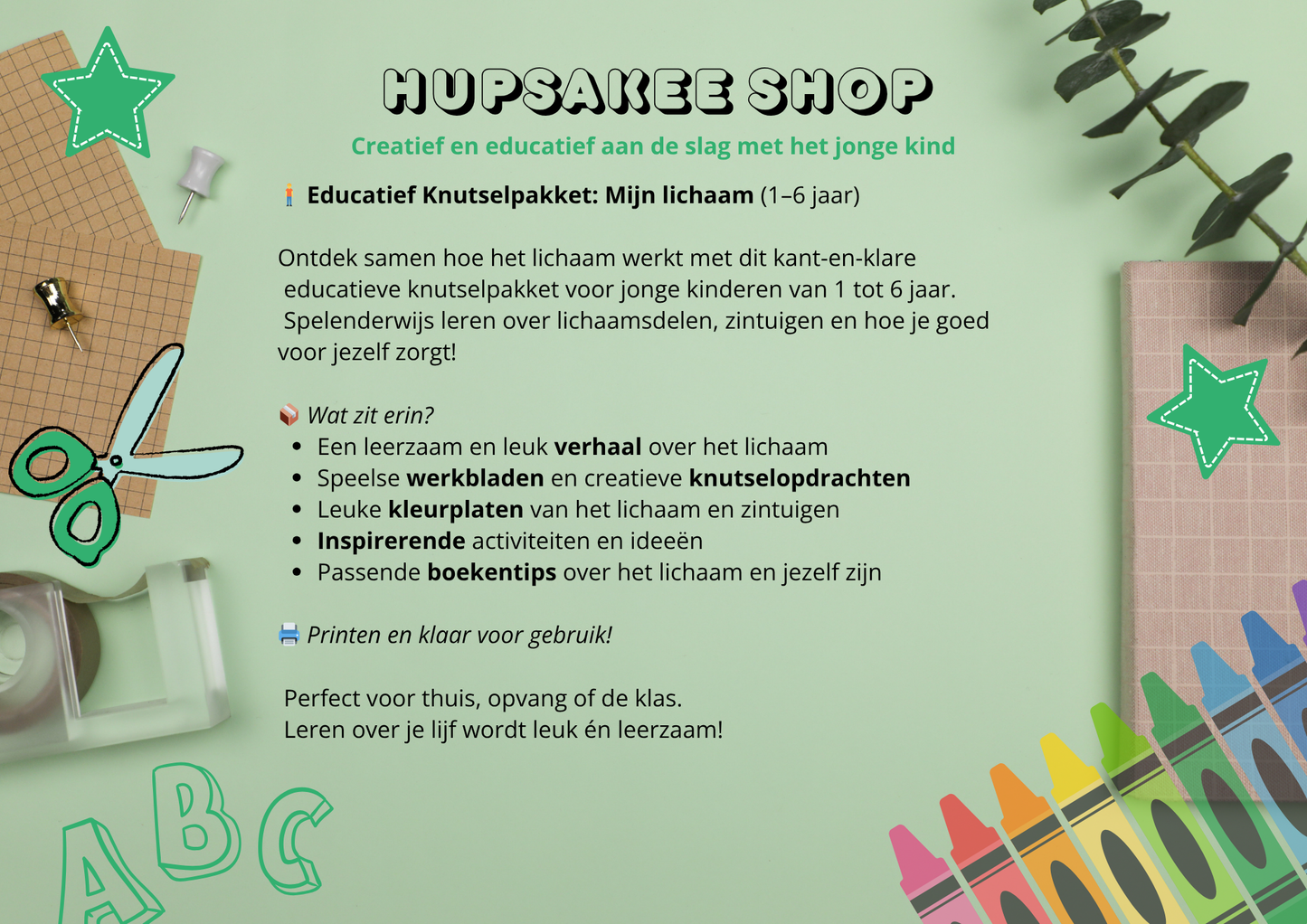 Thema: Mijn lichaam