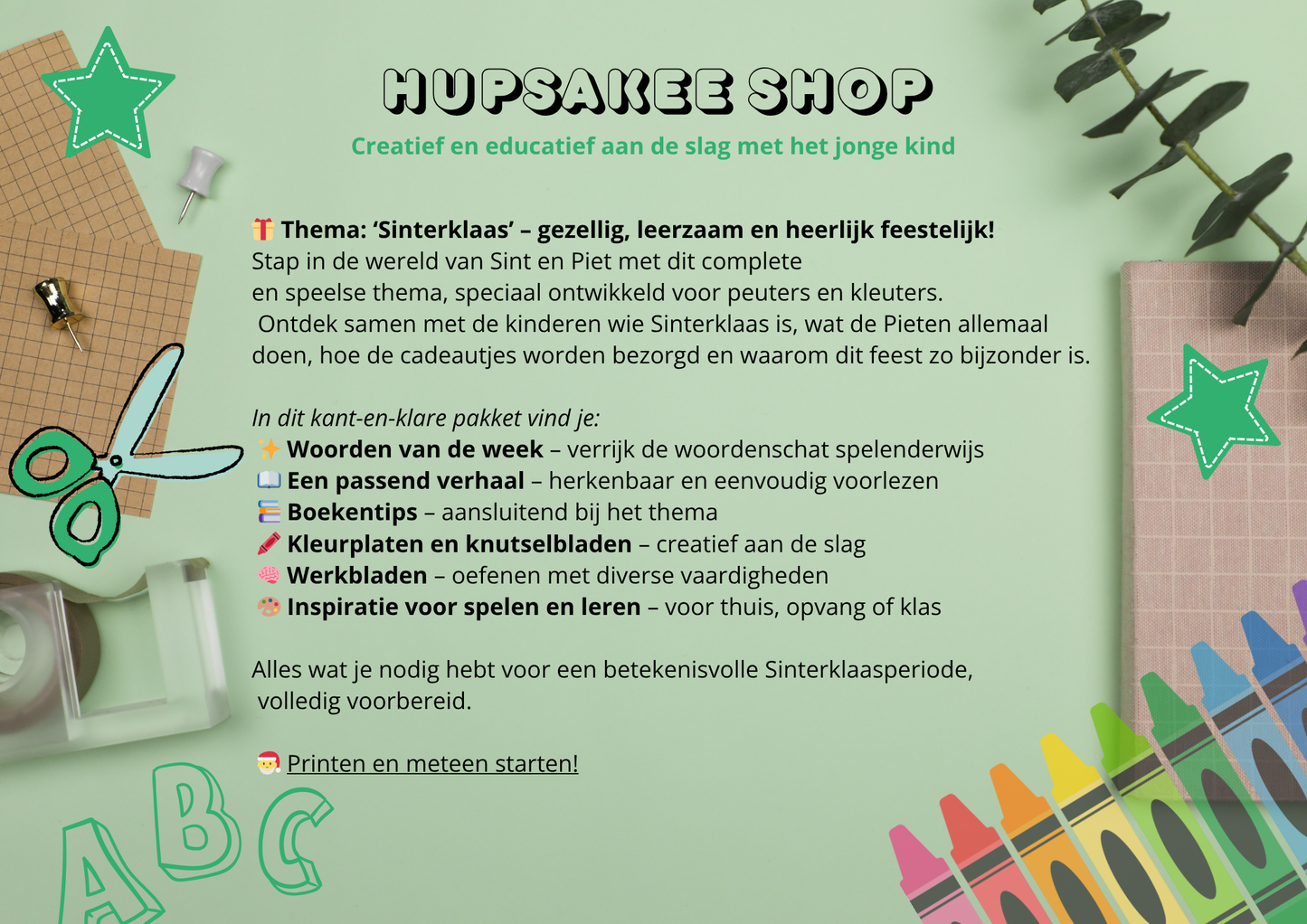 Thema: Sinterklaas 2024