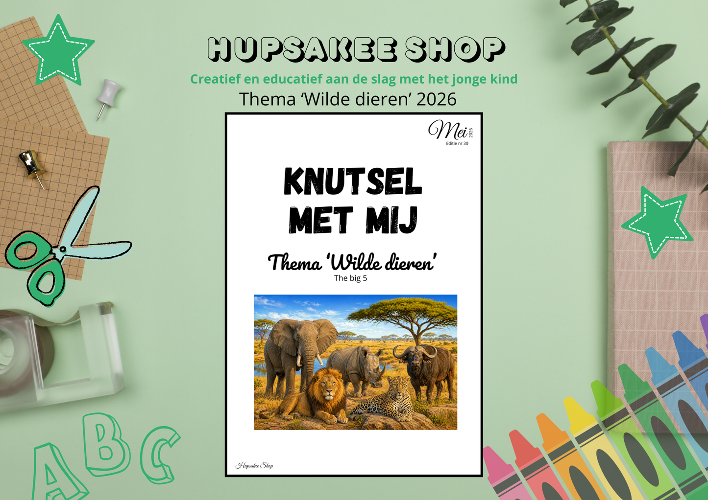 Thema: Wilde dieren (Big 5) 2026